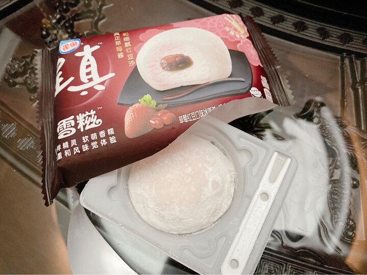 雀巢雀巢呈真雪糍香草味冰淇淋52g6支装