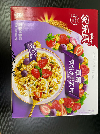 家乐氏(kelloggs)草莓缤纷水果麦片420g/袋 晒单图