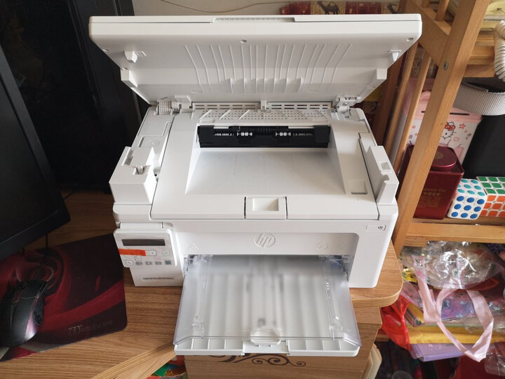 惠普(hp)m132nw黑白激光学生家用三合一无线多功能打印机一体机(打印