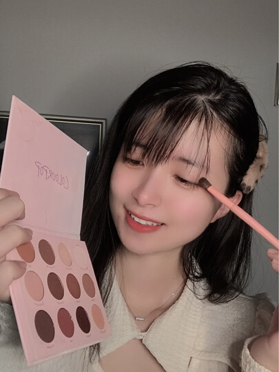 欣妍烟粉色8支化妆刷套装:"是我喜欢的粉色啊!