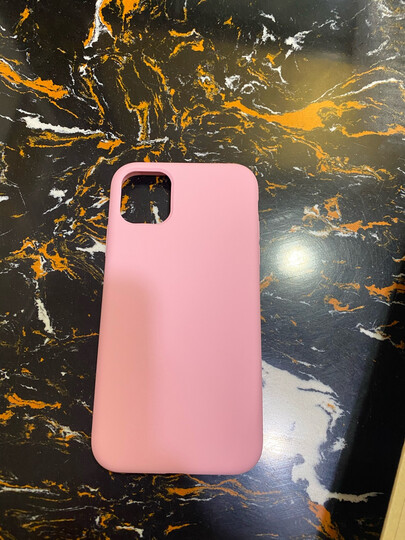 英悦苹果11pro max手机壳iphone11/x/xr/xs:"粉粉嫩嫩的粉红色,超级