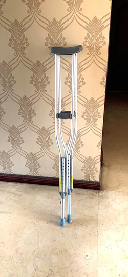 优康德腋下拐杖加厚铝合金防滑高低可调医用拐杖可伸缩腋拐助行器ukd