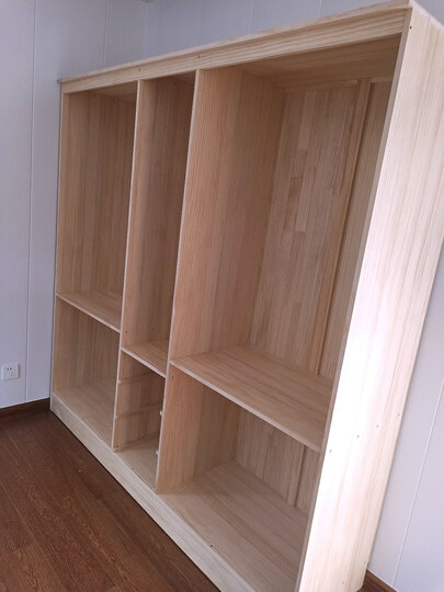 [购买17天后追评]                  柜子 材料 全木  安装到位  好评