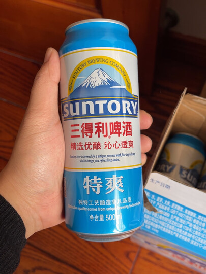 三得利啤酒:"口感非常好,物流非常快,相当不错,包装完好,非常感谢京东