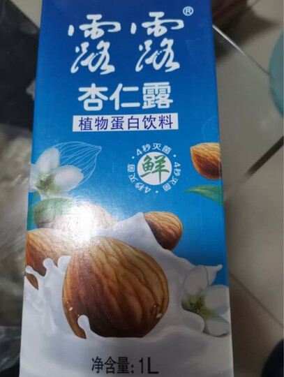 露露杏仁露植物蛋白饮料1l*10盒 /箱:"口感:露露杏仁露口感很好,喝
