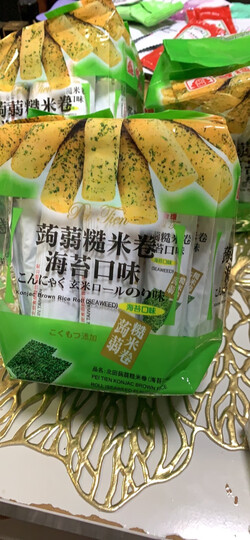 中国台湾 北田蒟蒻糙米卷(海苔口味)袋装160g 晒单图