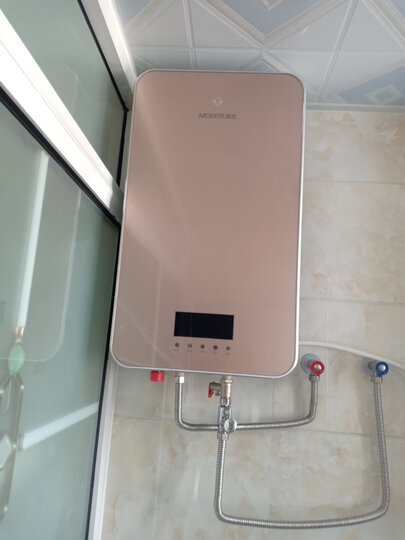沐克(moker)电热水器 全智能恒温声控解放双手 即热式家用电热水器