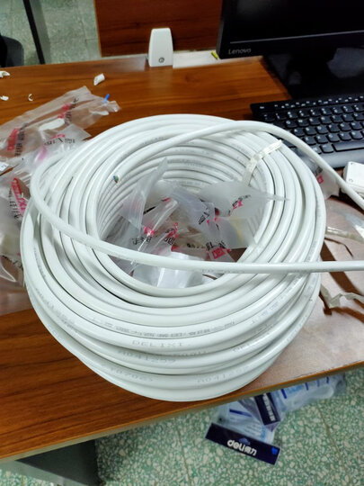 德力西电气电线电缆三芯护套线软线1.5/2.