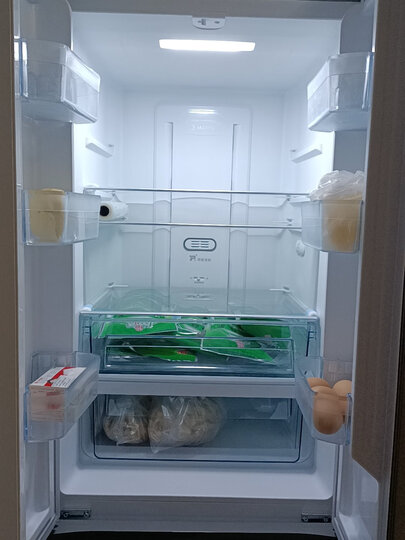 美的bcd-318wtpzm(e):"很满意的冰箱,空间够大,占地面积小,美的值得