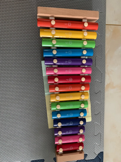 木制八音阶琴十五音手敲琴 婴幼儿童宝宝益智音乐玩具1-2-3-4岁 8音