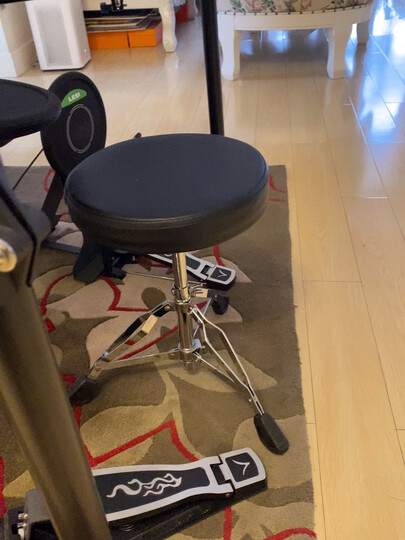 阿萨娜丝儿童成年人通用型专业爵士架子鼓鼓凳四孔升降鼓登:"很好?