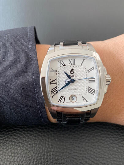 依波路(ernest borel)gs1856s/ls1856s-e251bk:"外形外观:精致表带