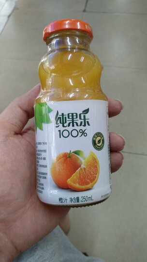 百事可乐纯果乐橙汁:"口感:口感顺滑细腻,真正原汁原味的东西.