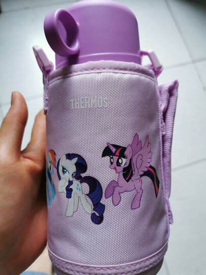 膳魔师thermos 儿童保温杯304不锈钢夏季保冷水杯小马宝莉ip款(吸管