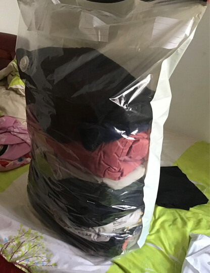 > 太力真空收纳袋免抽气棉被子衣服压缩袋特大号立体真空袋【3特大
