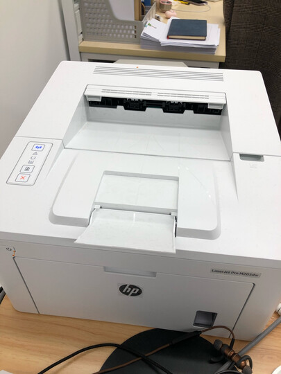 惠普hp laserjet pro m203dw 黑白激光打印机 小型办公无线打印机