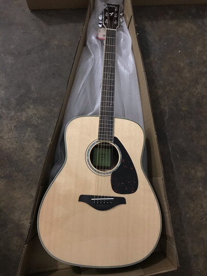 雅马哈雅马哈fg830:"包装的很用心,吉他拿到手质感超级棒!" - 京东