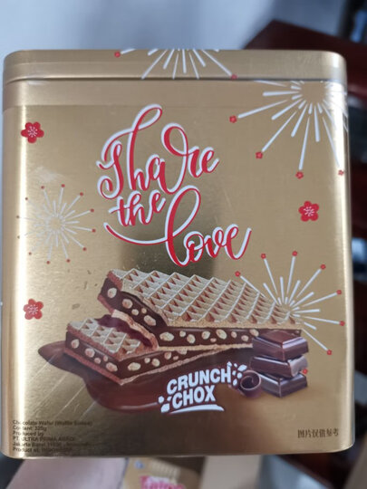 tango罐装巧克力咔咔脆325g:"发现买多啦,哈哈哈,不过应该还是挺好吃