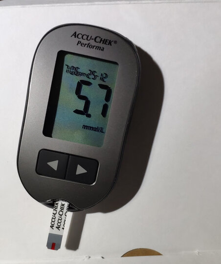 罗氏血糖仪:"看到医院门诊用这款,照着买了一个.