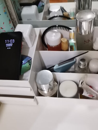 香柚小镇桌面收纳盒:"此用户未填写评价内容" - 京东