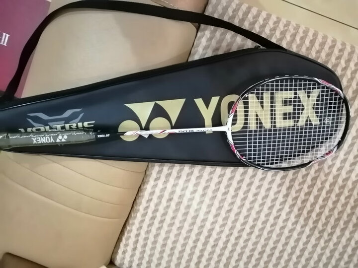 尤尼克斯 yonex羽毛球拍vt-10dg进攻型35高磅单拍 白红色 (已穿线24