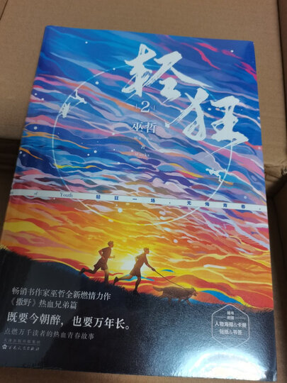 轻狂2 巫哲 校园青春小说 晋江文学城畅销书籍狼行成双格格不入轻狂