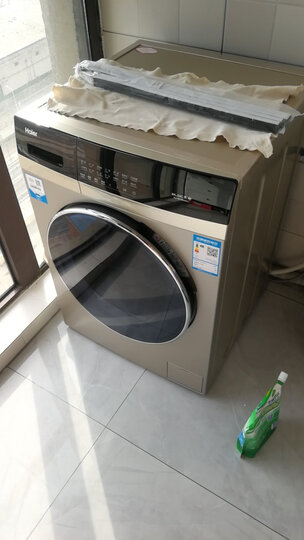 海尔eg10012b509g:"洗衣机不错,声音也小.洗的也干净." - 京东