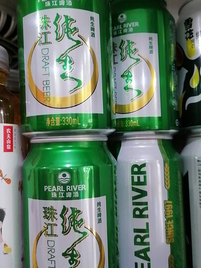珠江啤酒珠江啤酒 9度 珠江纯生啤酒330ml*6听 连包装:"多次购买,口感