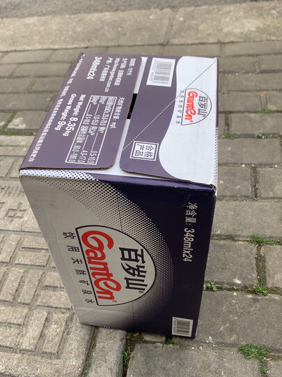 百岁山 饮用天然矿泉水 348ml*24瓶 整箱装 晒单图