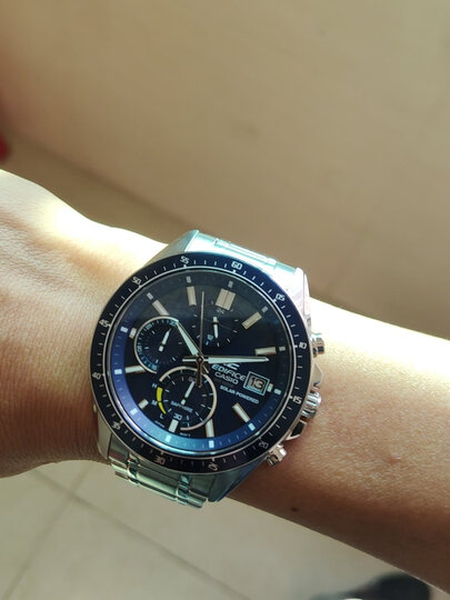 卡西欧(casio)efb-660bl-1a:"好漂亮,挺喜欢的.带起来蛮舒服的.