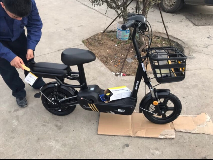 新日(sunra)tdt4880z:"这个电动车非常不错 可以跑30公里的样子 小巧