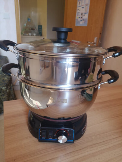 志高(chigo):"志高多功能锅子确实不错,亮晶晶的304,按钮调温,温度智