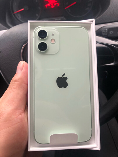 appleiphone 12 mini:"一开始就爱上了这个颜色,虽然都说绿色不吉利