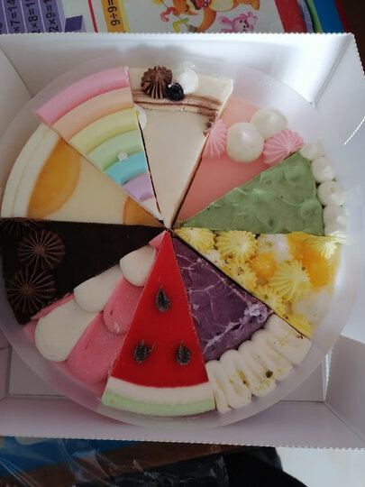 安特鲁七哥十全十美蛋糕:"蛋糕全程,快递小哥有防护冷藏,到手完好无损