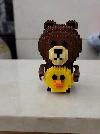 俐智(loz)9739:"必须给好评,积木颗粒有点多,但是宝贝很聪明,终于可以