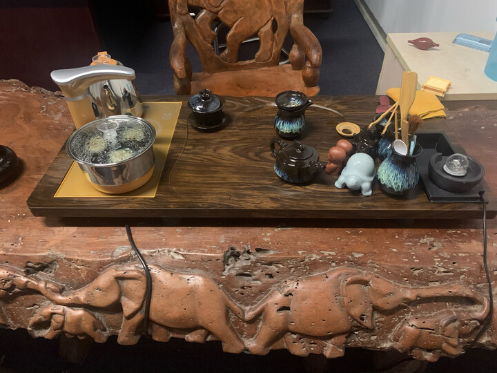 唐丰(tangfeng)曲流茶盘 暗香自动茶具配件:"产品很好用,很愉快的一次