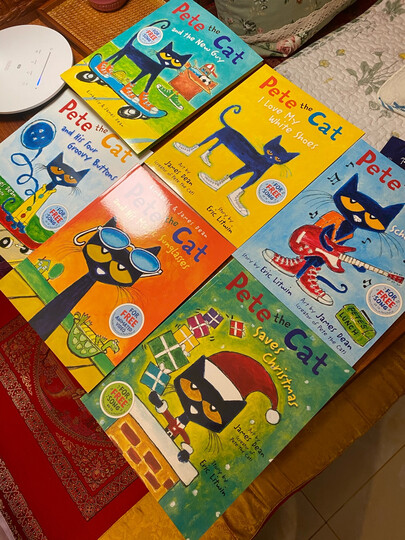 皮特猫平装大开本 英文绘本 6册合售 pete the cat 原版进口 送音频:"