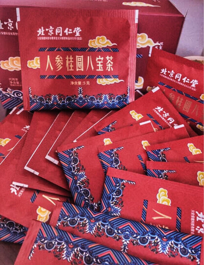 [晒单帖]老字号同仁堂的产品就是不错!人参八宝茶包.