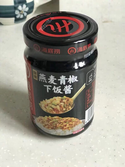 海底捞海底捞拌饭酱燕麦青椒酱210g:"一直都吃这个,不是惊艳但是拌饭