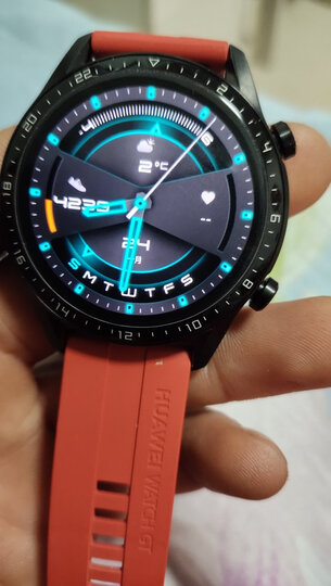 华为(huawei)手表gt2 46mm运动智能手表:"gt2手表收到,质量好挺漂亮的