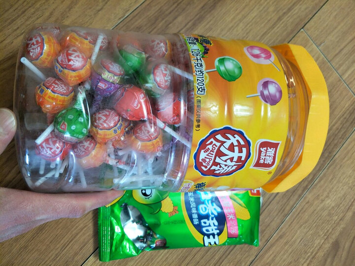 雅客天天棒什锦口味棒棒糖1.