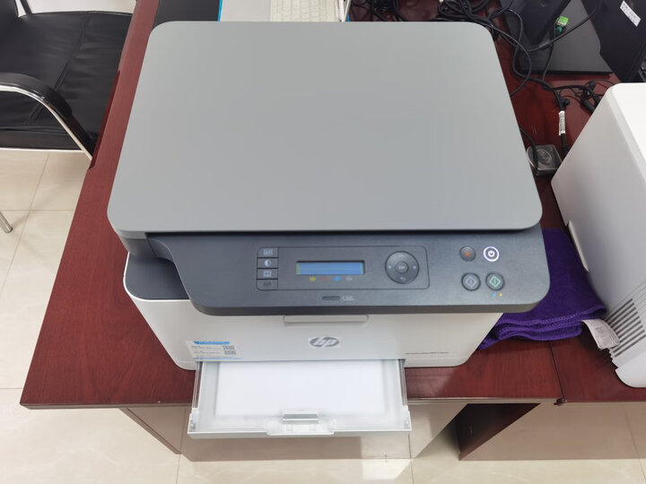 [晒单帖]彩色打印效果挺好的,黑白的稍微有一点断断.