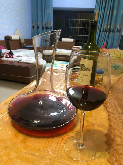 青苹果红酒杯醒酒器1800ml xxjq05很精致,很实用,非常适合年轻人-京东