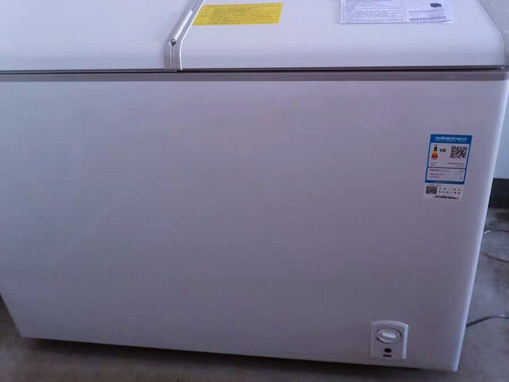 海尔(haier) 268升蝶形门双箱双温区冰柜 家用商用二合一 fcd-268sea