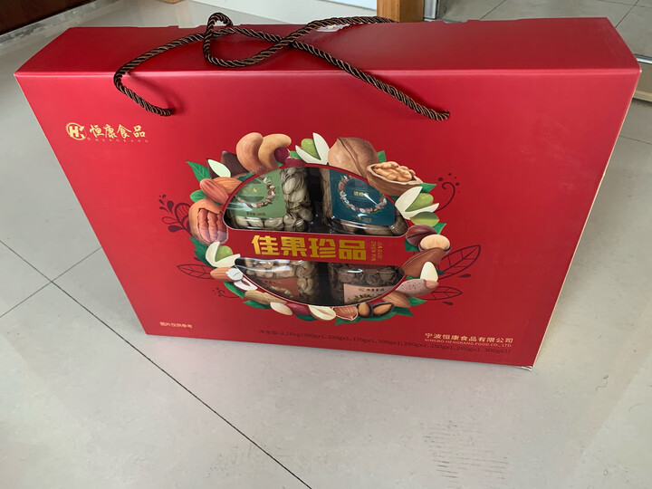 食品饮料  休闲食品  坚果炒货  恒康 恒康 商品评价  恒康礼盒真是