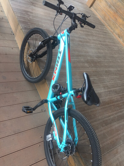 千里达k026/k021山地自行车双碟刹21速变速中大儿童山地车避震青少年