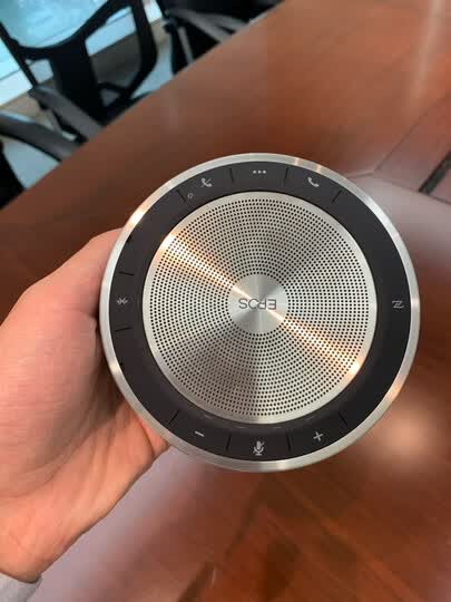 森海塞尔sennheiser sp30 蓝牙全向麦克风 桌面会议通话音箱:"做工