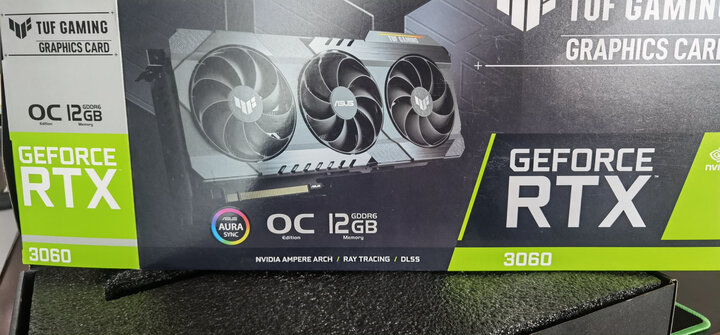 华硕tuf-rtx3060-o12g-gaming:"没想到周日当天来了一波现货,及时入手