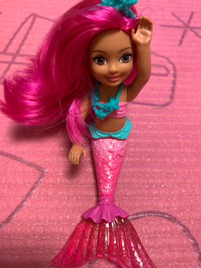芭比彩虹美人鱼小凯莉混装 可爱芭比娃娃 儿童女孩玩具(盲盒混装版