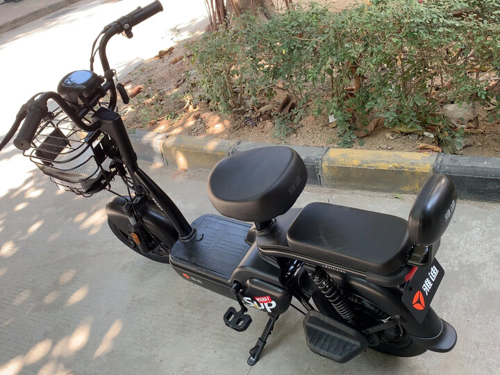 雅迪(yadea)tdt1259z:"感受不错,轻便小巧,充电方便,电池拆装也简单